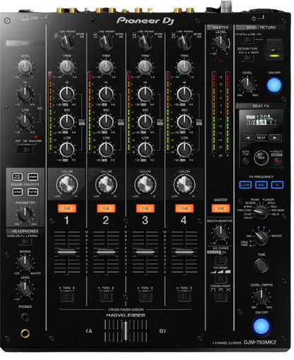 Pioneer DJM-750MK2 4 Channel Performance DJ Mixer