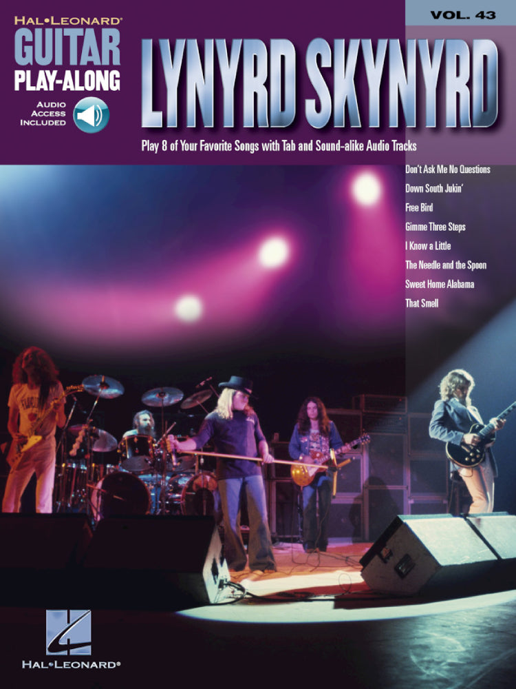 Lynyrd Skynyrd Guitar Play Along Volume 43 Bk/Ola