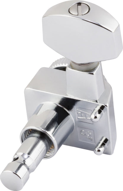 Fender Locking Stratocaster Telecaster Staggered Tuning Machines Sets in Polished Chrome