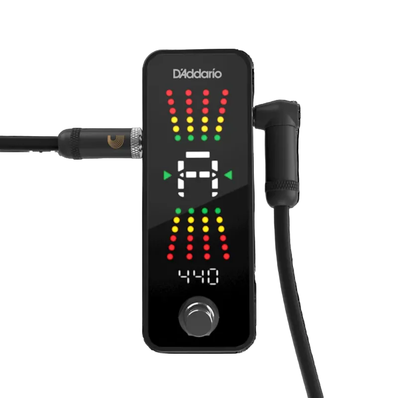 D'Addario Accessories Chromatic Pedal Guitar Tuner Plus