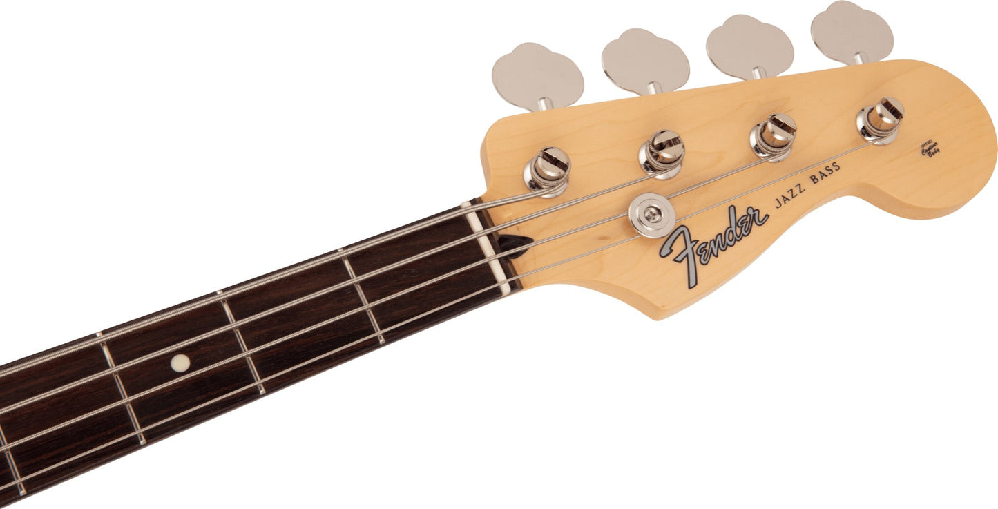 Fender Made in Japan Hybrid II Jazz Bass, Rosewood Fingerboard in Arctic White