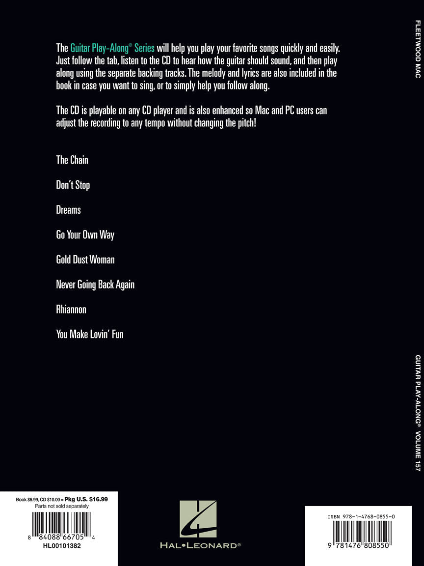Fleetwood Mac Guitar Play Along Volume 157 Bk/Ola