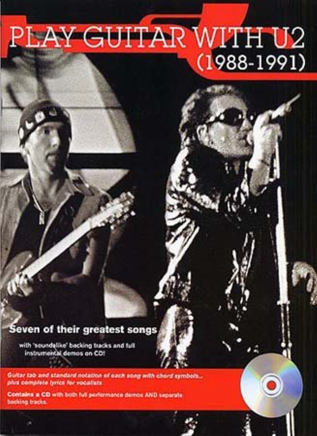 Play Guitar with U2 1988 to 1991 Tab