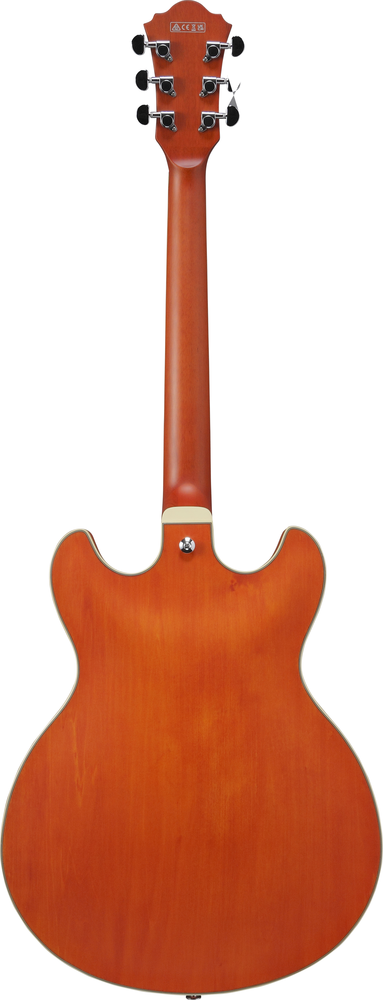 Ibanez Artcore AS73T Semi Hollow Electric Guitar in Transparent Tangerine Flat