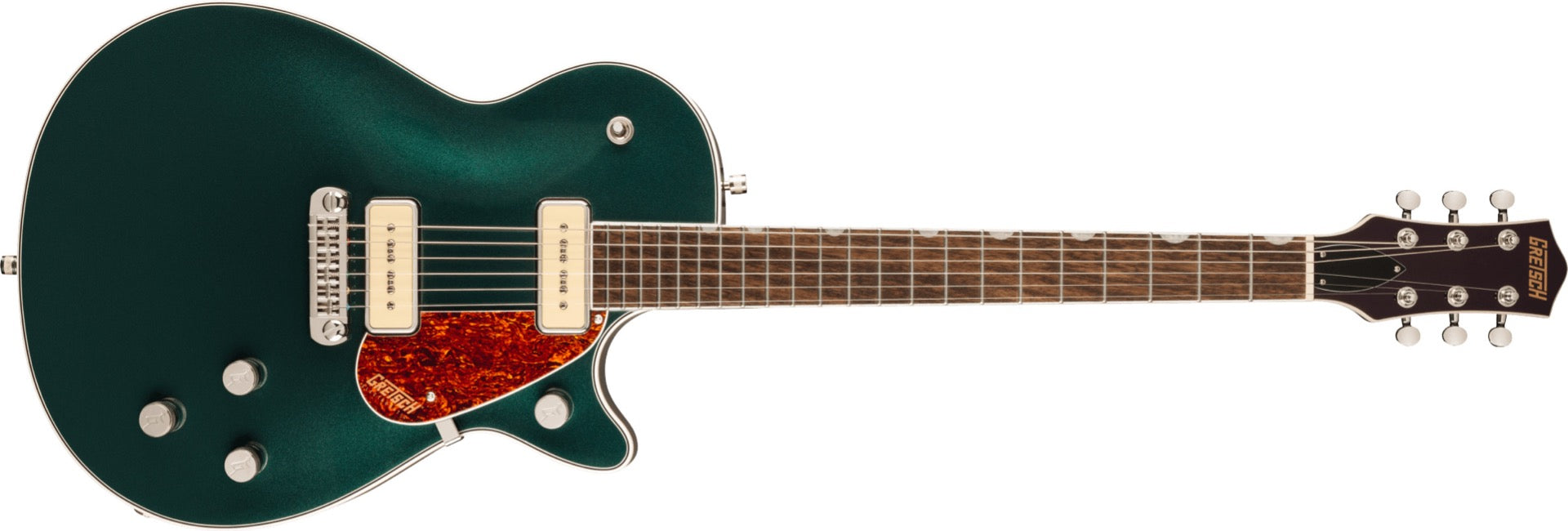 Grestch G5210-P90 Electromatic Jet Two 90 Single Cut with Wraparound in Cadillac Green