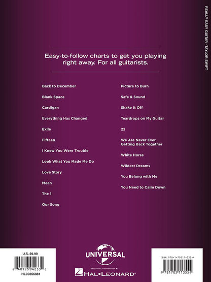Taylor Swift Really Easy Guitar