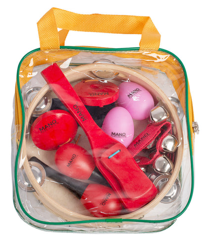 Mano Percussion 6 Piece Percussion Set and Bag