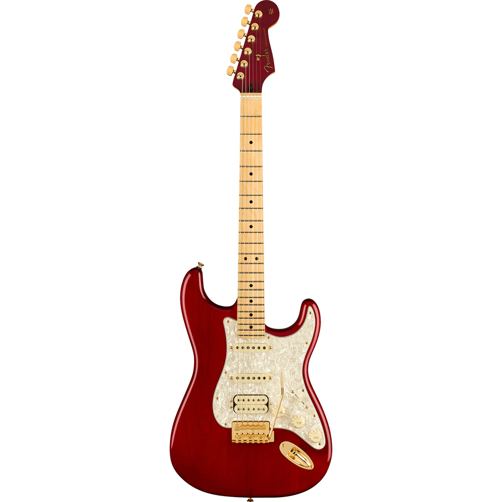 Fender Tash Sultana Stratocaster, Maple Fingerboard in Transparent Cherry
