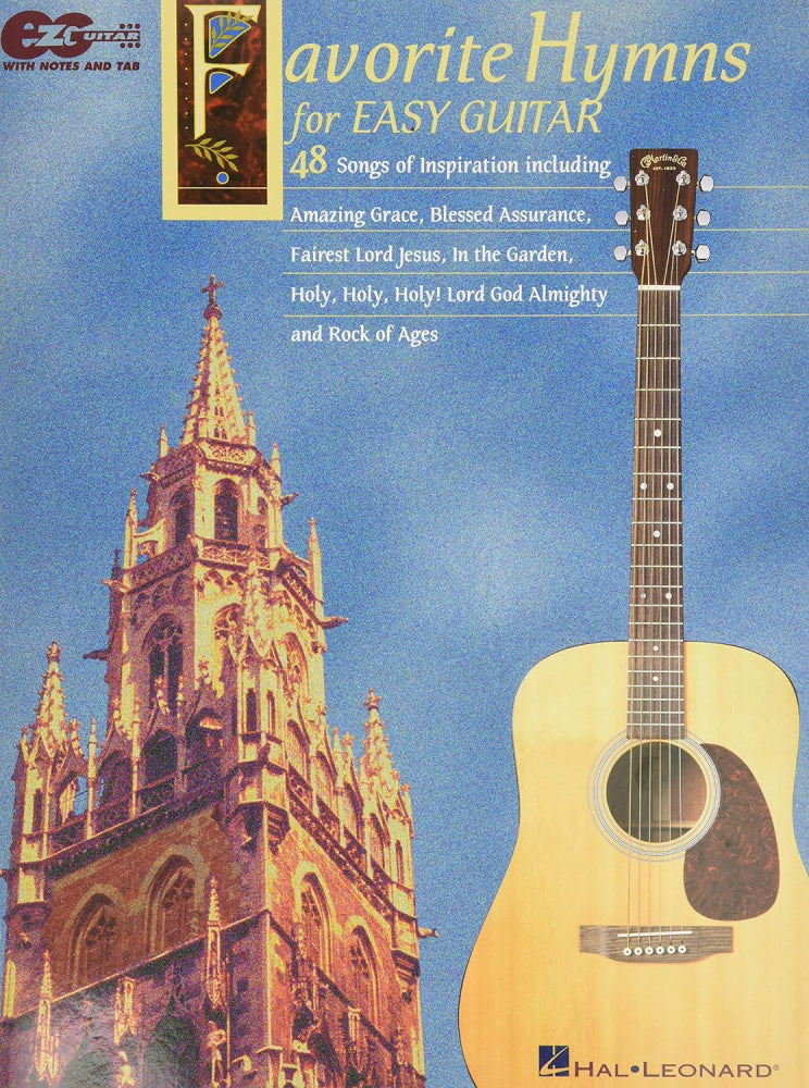 Favorite Hymns for Easy Guitar Notes and Tab