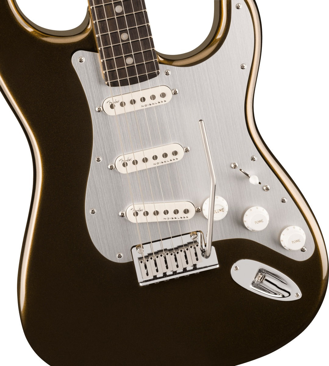 Fender American Ultra II Stratocaster, Ebony Fingerboard in Texas Tea