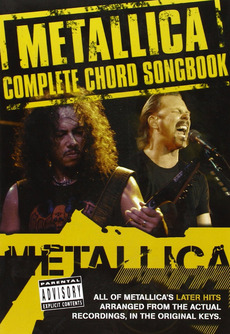 Metallica Complete Chord Songbook The Later Years