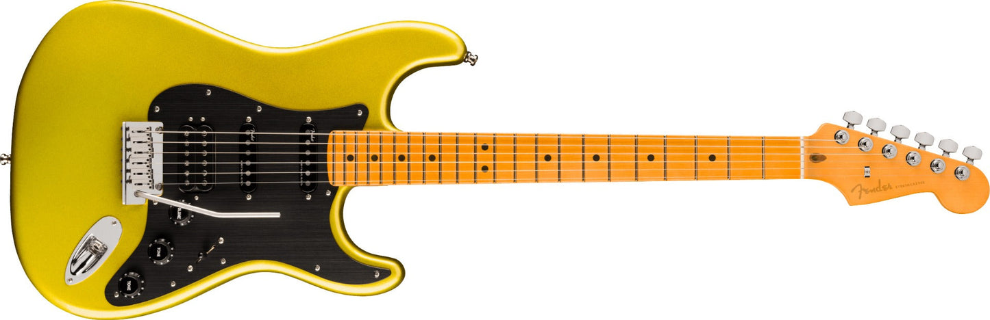 Fender American Ultra II Stratocaster HSS, Maple Fingerboard in Solar Flare