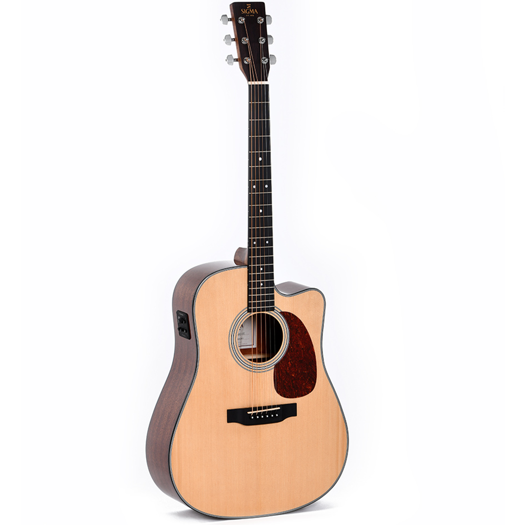 Sigma DMC-1E Dreadnought Electric Acoustic Guitar in Natural