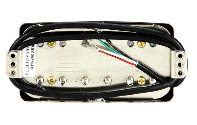 Seymour Duncan Green Magic Trembucker in Nickel Cover