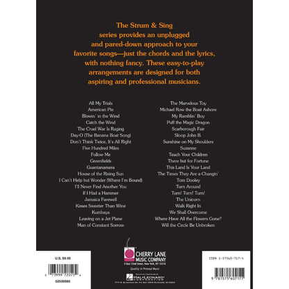 Campfire Folk Songs Strum & Sing Guitar Chords and Lyrics