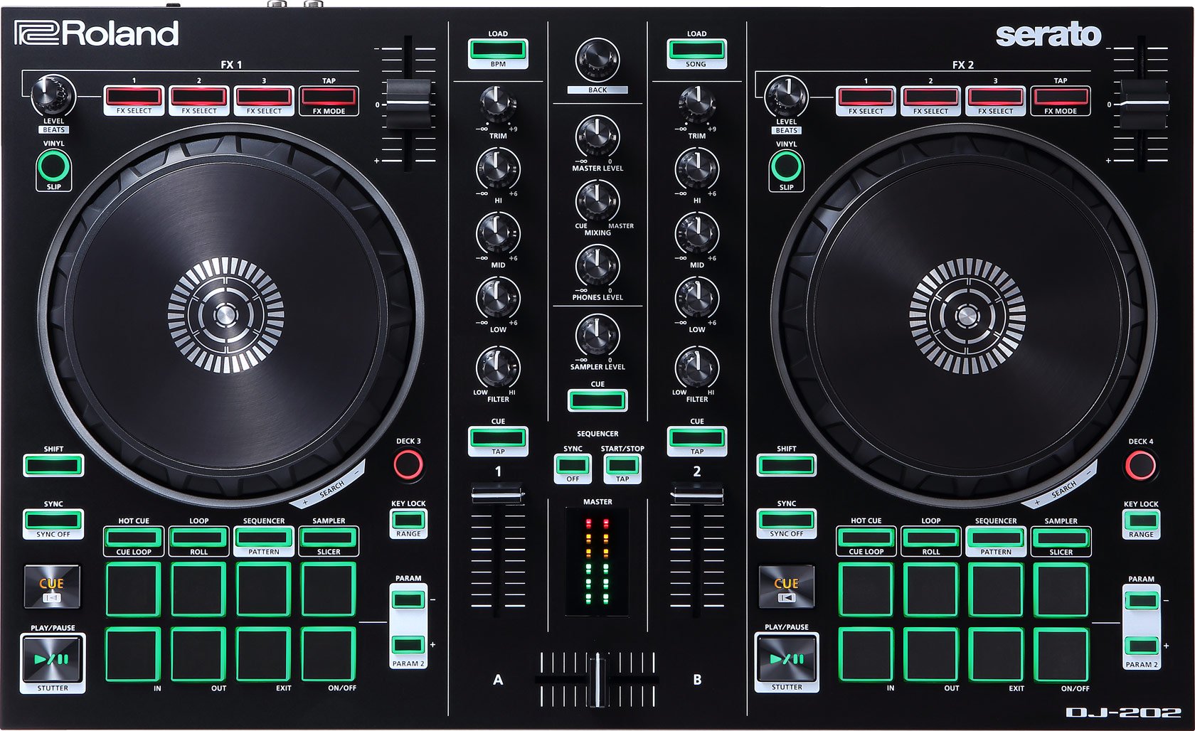 Roland DJ202 Serato DJ Controller