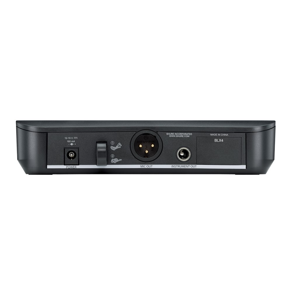 Shure Wireless Headworn Mic System BLX1 Tx; SM31FH Mic; BLX4 Rx Auto Setup 614-638MHz