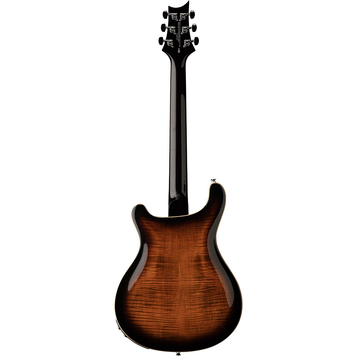 PRS SE Hollowbody II Piezo Electric Guitar in Orange Tiger Smoke Burst
