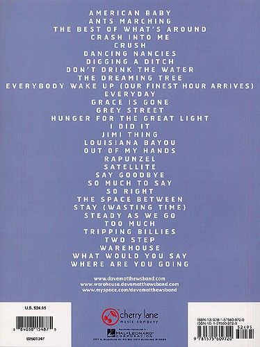 Dave Matthews Band Anthology PVG