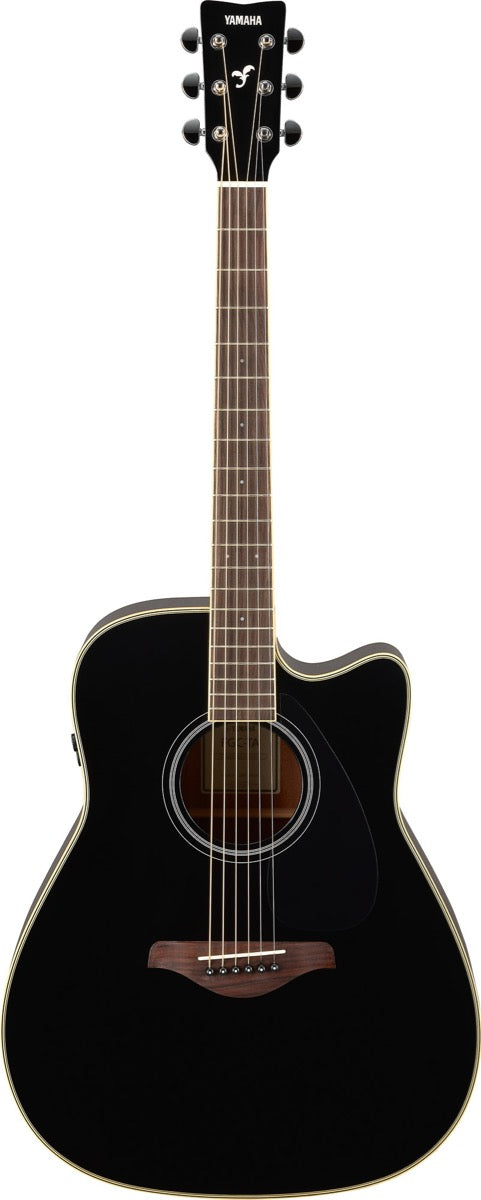Yamaha FGC TA TransAcoustic Guitar in Black