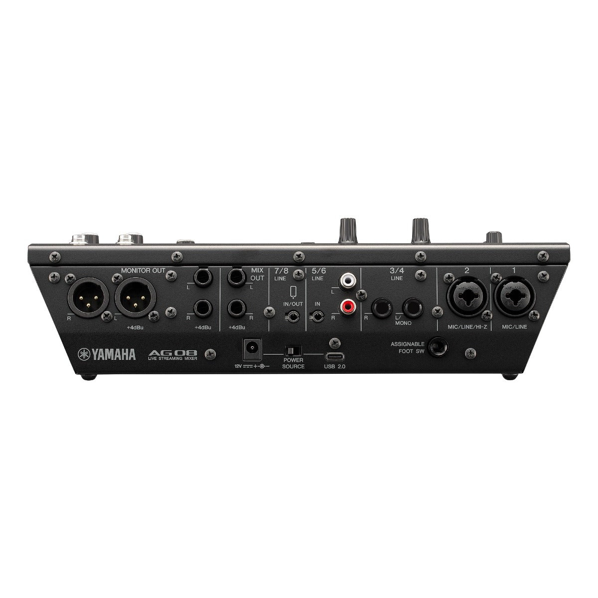 Yamaha AG08B Live Streaming Mixer in Black