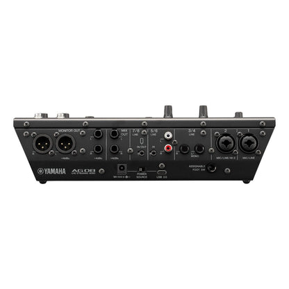 Yamaha AG08B Live Streaming Mixer in Black