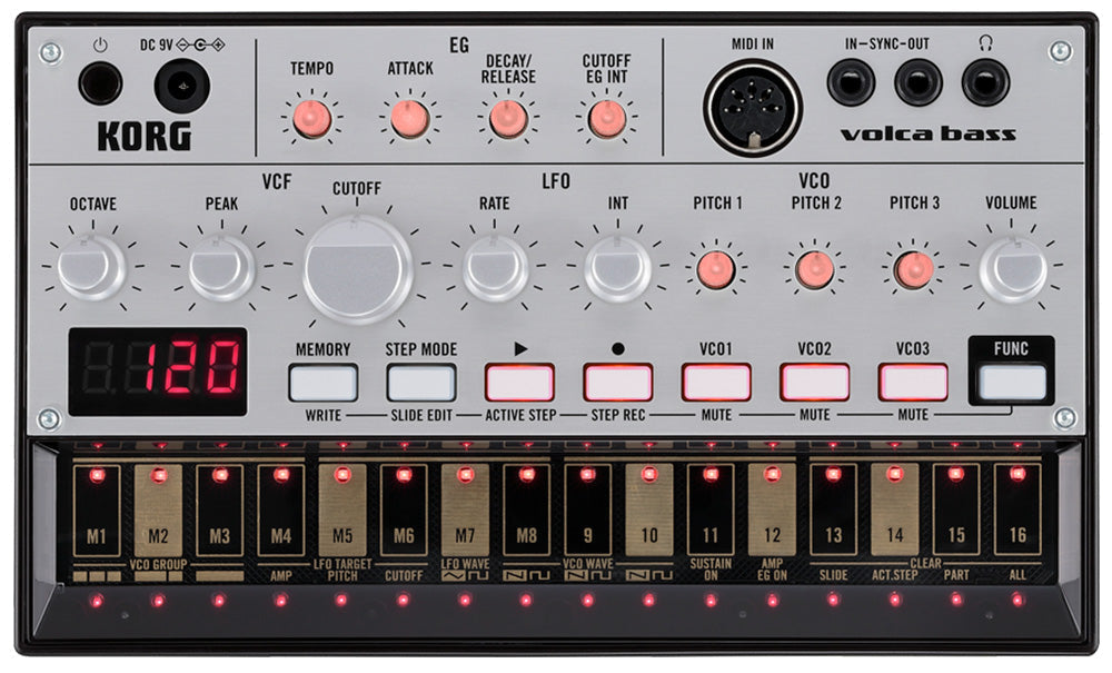 KORG Volca Bass Analogue Bass Synthesizer