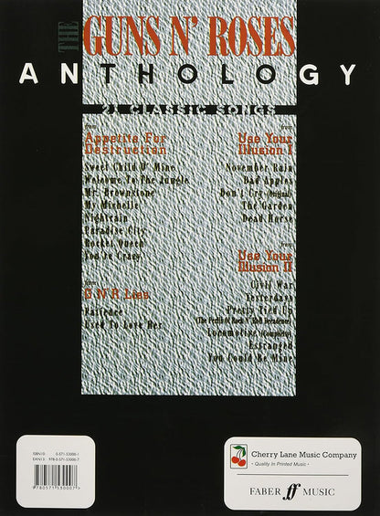 Guns N' Roses Anthology Guitar Tab