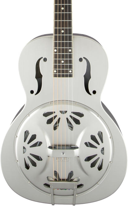 Gretsch G9221 Bobtail Steel Round-Neck A.E., Steel Body Spider Cone Resonator Guitar, Fishman Nashville Resonator Pickup
