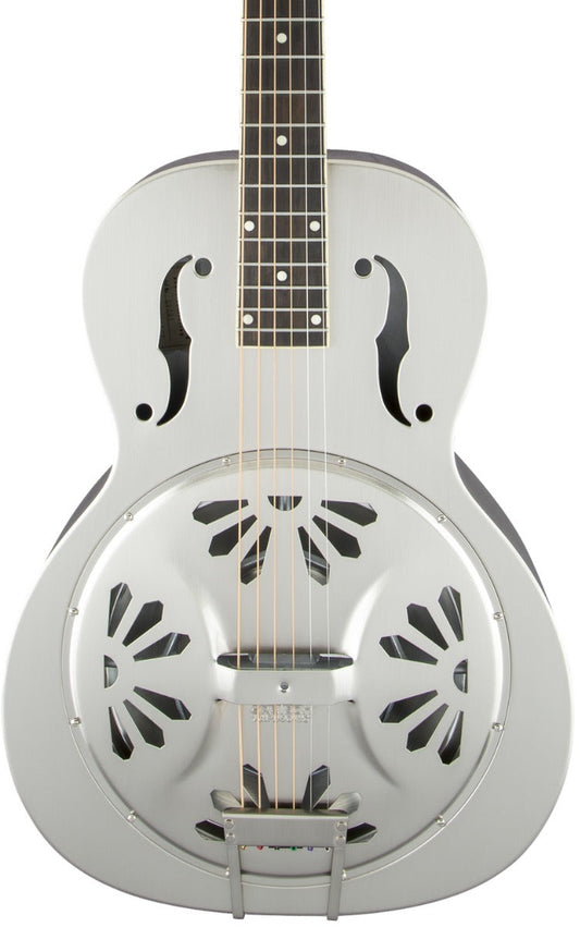 Gretsch G9221 Bobtail Steel Round-Neck A.E., Steel Body Spider Cone Resonator Guitar, Fishman Nashville Resonator Pickup