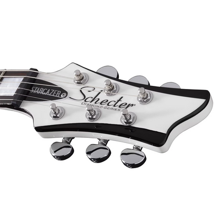 Schecter Stargazer-6 Electric Guitar in Gloss White
