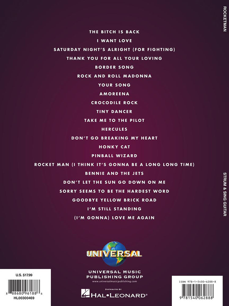 Rocketman Music From The Motion Picture Soundtrack Strum & Sing Guitar