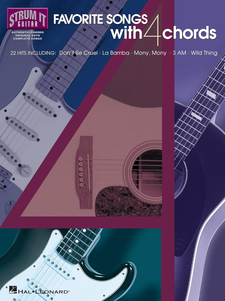 Favorite Songs with 4 Chords Strum It Guitar Tab