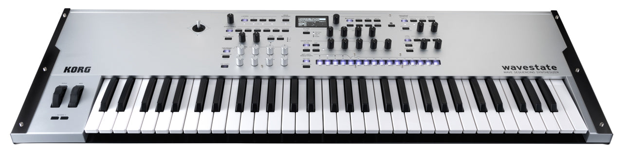 KORG wavestate SE 61 Note Wave Sequencing Synthesizer with Case Platinum