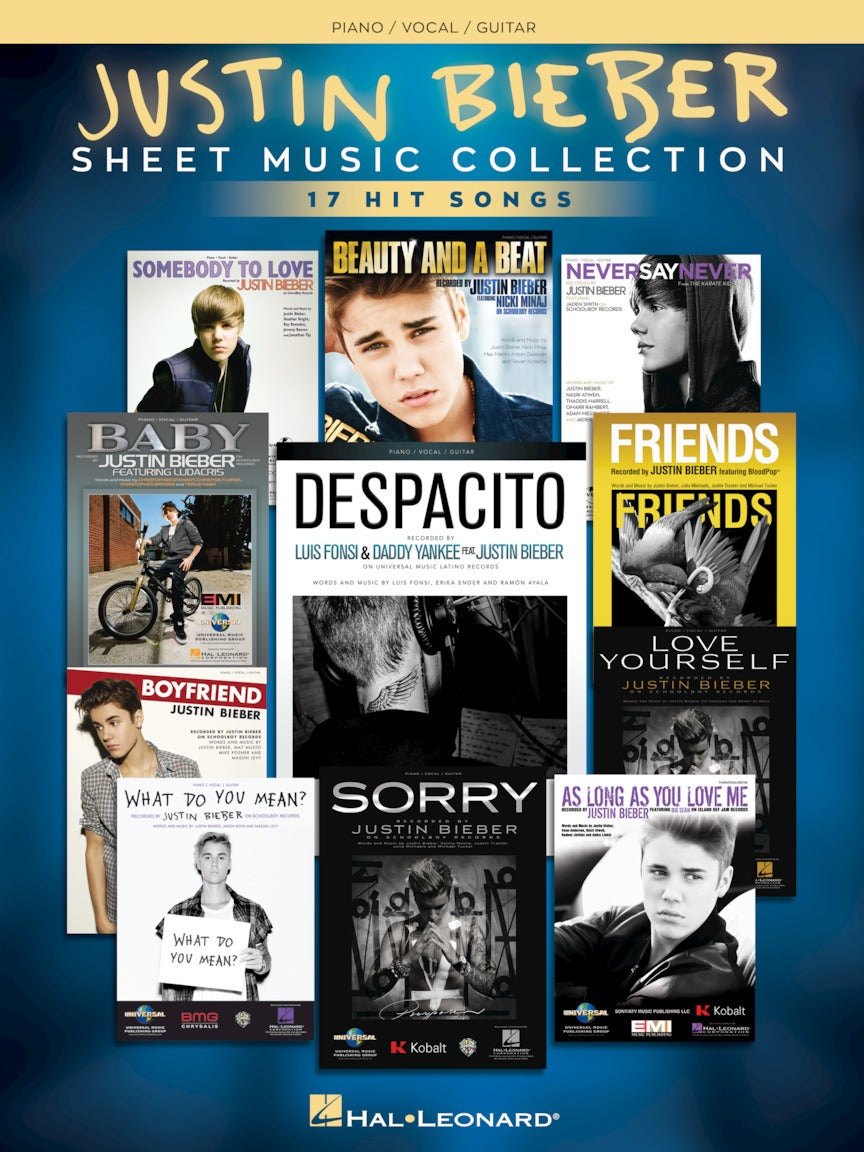 Justin Bieber Sheet Music Collection PVG
