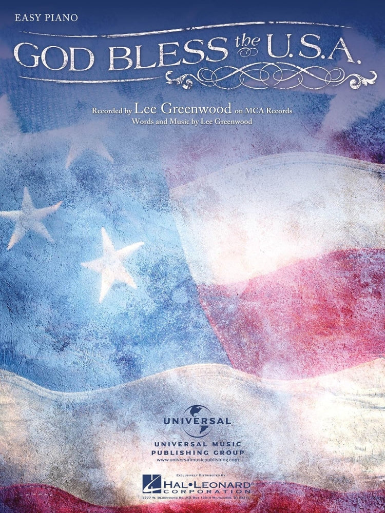 God Bless the U.S.A. Easy Piano