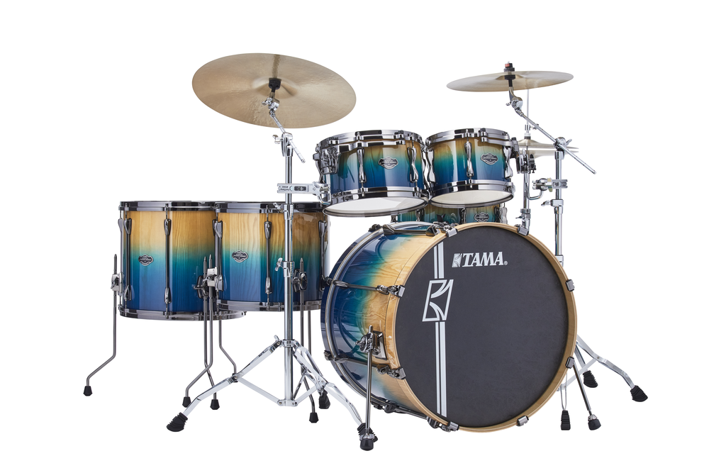 TAMA ML62HZBS Superstar Hyperdrive LTD 6/PC Lacebark Pine Kit in Sapphire Fade