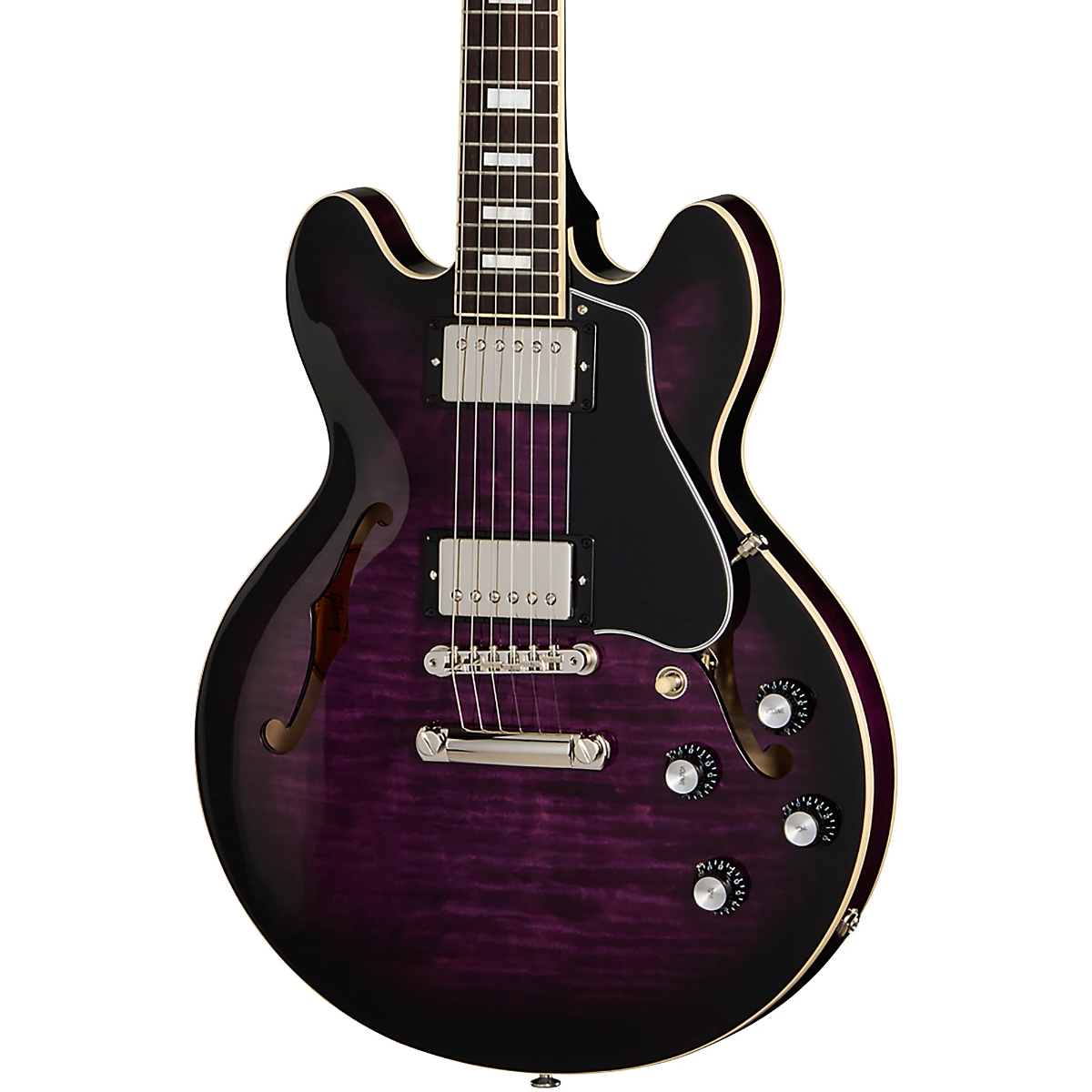 Gibson ES-339 Figured Electric Guitar in Dark Purple Burst