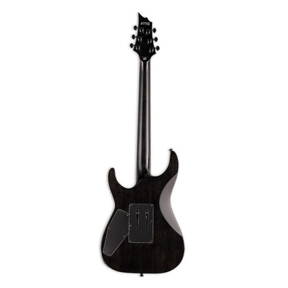 ESP LTD H 1001FR Burled Poplar Top in Black Natural Burst