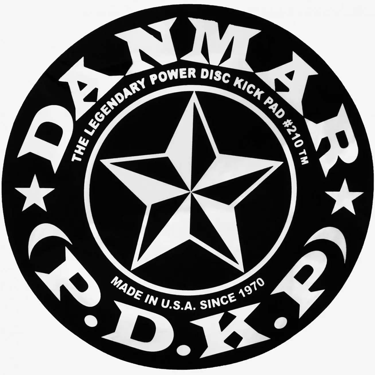 Danmar 210STR Bass Drum Impact Pad Stars