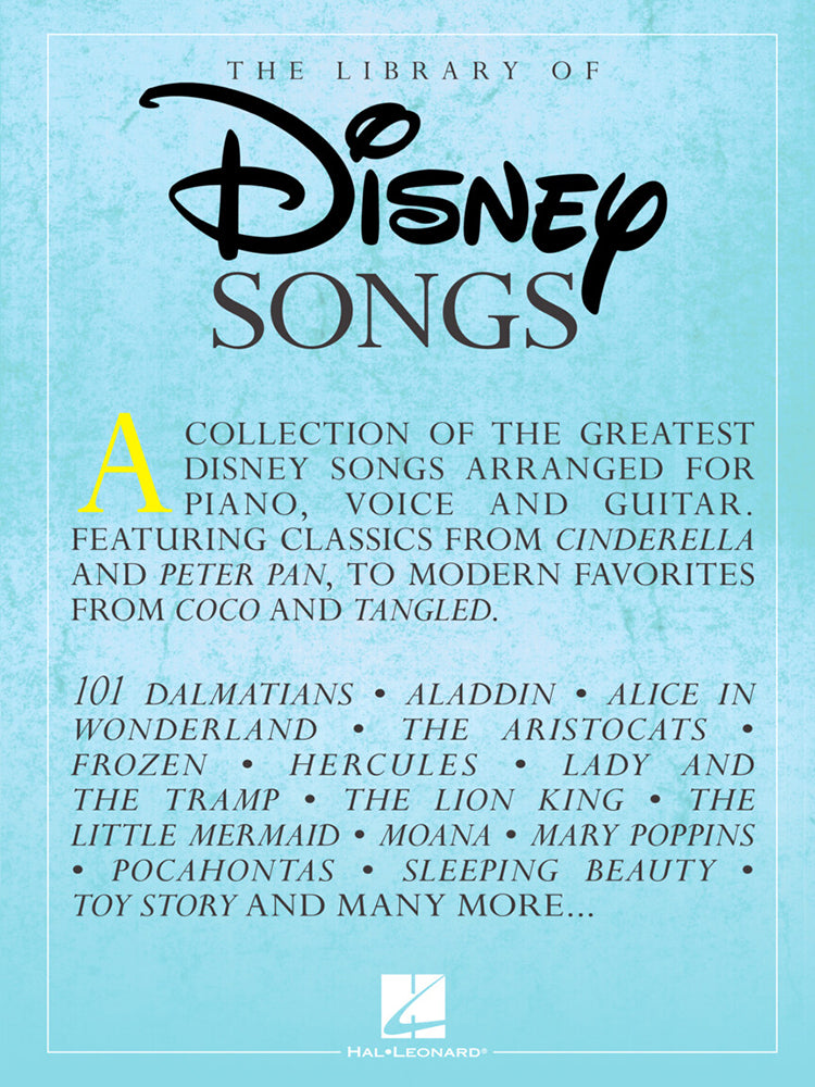 The Library Of Disney Songs PVG