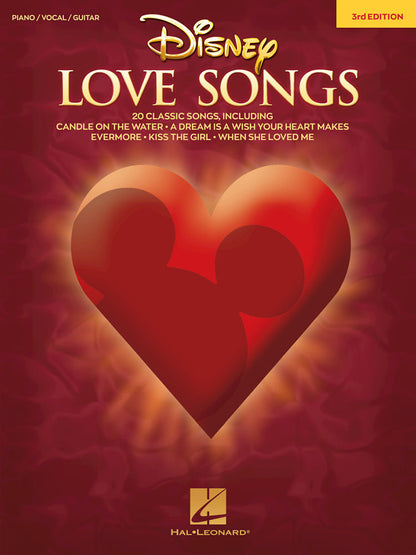 Disney Love Songs 3rd Edition PVG