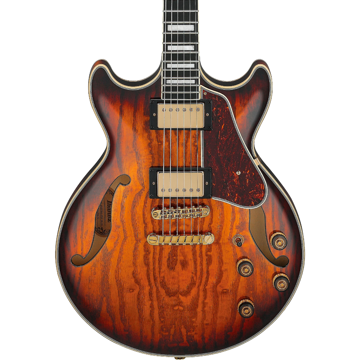 Ibanez AM93QA  Electric Guitar in Vintage Violin High Gloss