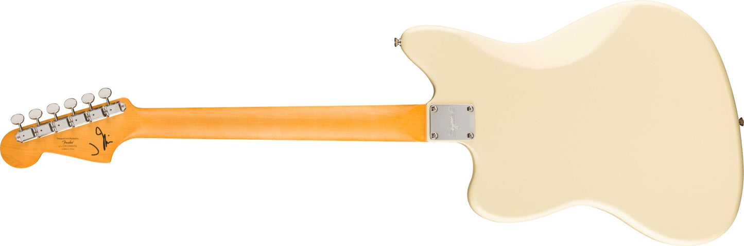 Squier J Mascis Jazzmaster, Laurel Fingerboard in Vintage White
