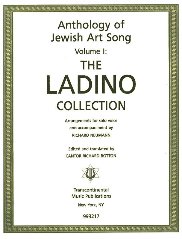 The Ladino Collection Anthology Of Jewish Art Song Volume 1