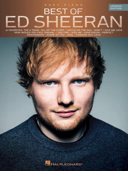 Best Of Ed Sheeran For Easy Piano Updated Edition