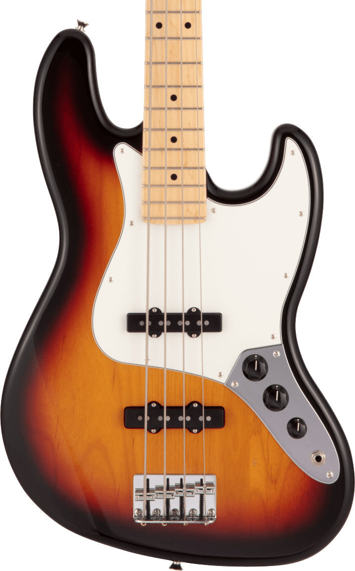 Fender Made in Japan Hybrid II Jazz Bass, Maple Fingerboard in 3 Color Sunburst