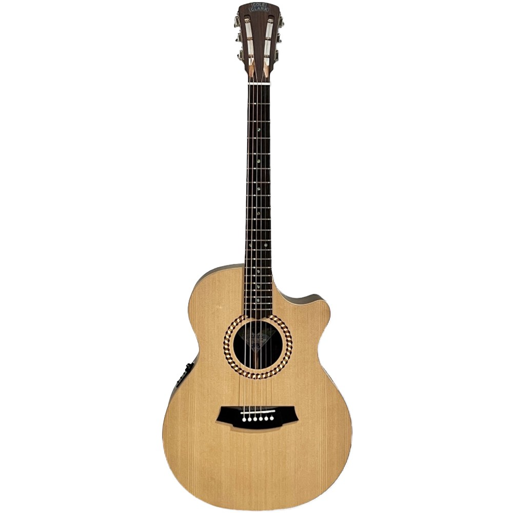 Cole Clark SRAN2EC-SRE Studio Recording Grand Auditorium Acoustic Electric Guitar in Natural