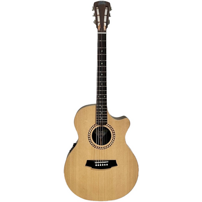 Cole Clark SRAN2EC-SRE Studio Recording Grand Auditorium Acoustic Electric Guitar in Natural