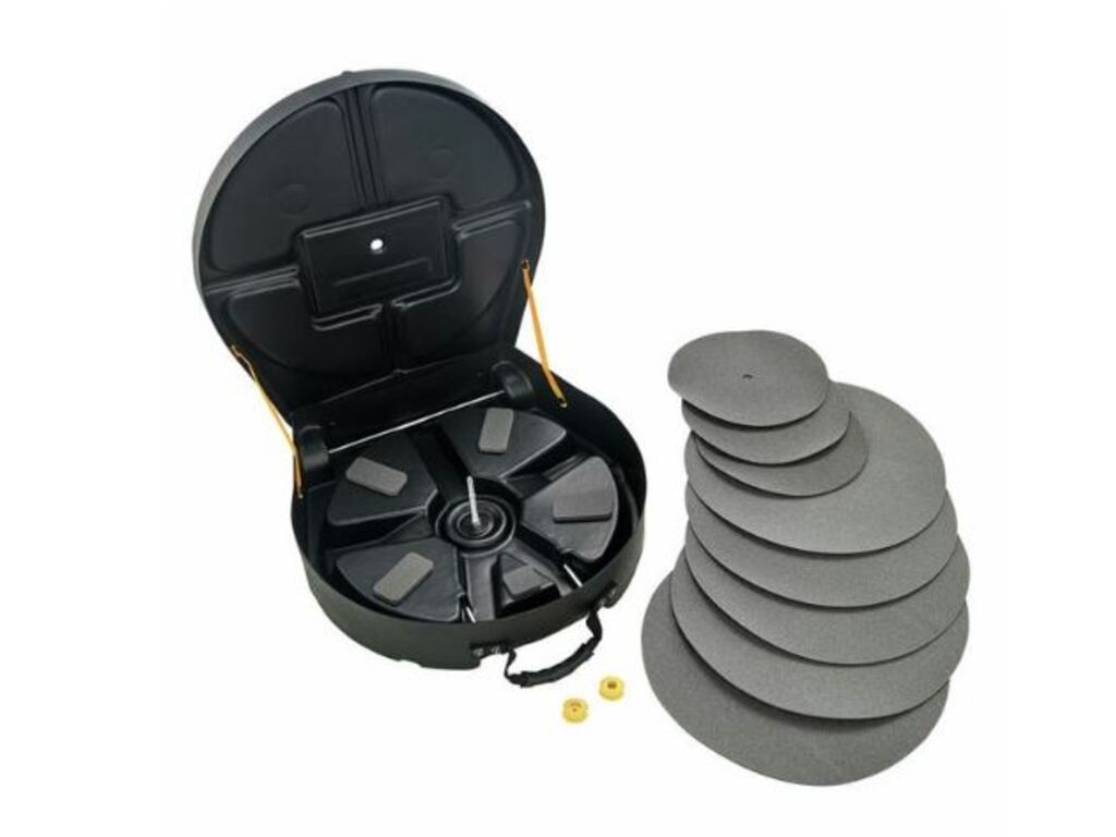 Hardcase HN9CYM22 22" Rolling Cymbal Case in Black